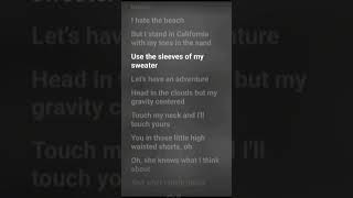 sweater weather lyrics  the neighborhood [upl. by Strade]