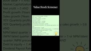 Smart Screener Solution for Investors Simplify Your Stock Picks  screener 1 nifty investing [upl. by Koerner]