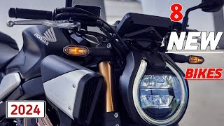 08 NEW UPCOMING BIKES IN INDIA 2024  8 UPCOMING BIKES 2024 [upl. by Nerland695]