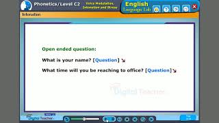 Intonation and Stress Phonetics  Voice Modulation  English language lab [upl. by Arabelle628]