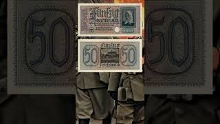 50 Reichsmark Occupation currency used by Third Reich [upl. by Octavla]