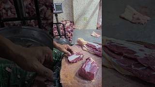 Excellent deshi red ox meat tehari cutting skill in bd [upl. by Adiene]