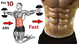 10 Best Abs Workout Ever To Build Abs Fast At Home [upl. by Snoddy]