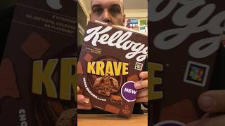 New kelloggs krave chocolate brownie flavour 😋😋 breakfast krave cereal brownie [upl. by Reeves]