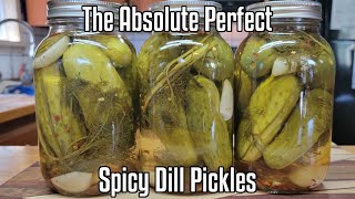 The Absolute Perfect Spicy Dill Pickles [upl. by Cohe166]