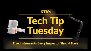 Tech Tip Tuesday 4  Five Instruments Every Coatings Inspector Should Have [upl. by Anerat896]