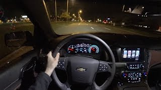 2018 Chevrolet Tahoe RST Performance Edition  POV Night Driving Impressions Binaural Audio [upl. by Gottwald]