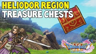 Dragon Quest XI HELIODOR REGION All Treasure Chest Locations Guide Dragon Quest 11 [upl. by Anailuig]