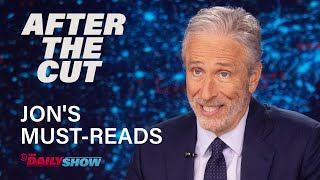 Jon Stewart Answers What Book Should Everyone Read  After The Cut  The Daily Show [upl. by Lotta]