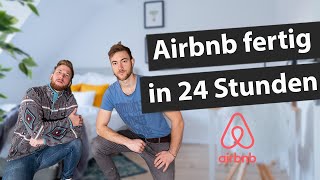 Ferienwohnung planen einrichten in 24 Stunden vermieten  Airbnb Experiment [upl. by Donnenfeld]