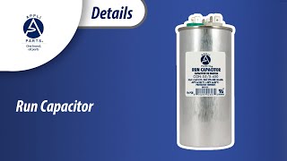 Appli Parts Dual Run Capacitor for ac 555 Mfd uF microfarads 370VAC or 450VAC CBB65 Round [upl. by Yevrah]