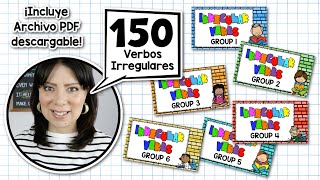 Maratón de Verbos Irregulares en Inglés  Listado Completo  List of Irregular Verbs [upl. by Nuzzi]