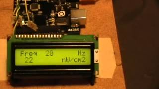 Arduino TKLightMeter v 01 A Simple Irradiance Meter Using TSL235A [upl. by Minni]