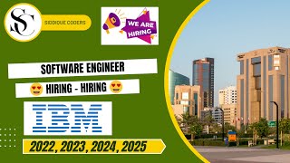 IBM Hiring Freshers 2023 2024 2025  BE BTech MCA  Apply Now [upl. by Talia264]