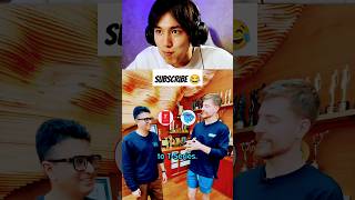 Mr beast and CEO of TSeries 11 suscribe 😂mrbeast crochet ceo mr funny vairalshort shorts [upl. by Aimal]