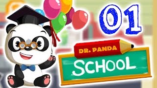 Dr Panda Schule 🐼 Part 1 Deutsch Lern Spiel 📚 Die Besten Kinder Apps [upl. by Ylyl699]