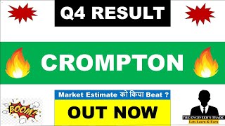 Crompton Q4 Results 2024  Crompton Results  Crompton Greaves Share  Crompton Greaves [upl. by Hpejsoj]