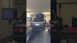 Mercedes W201 OM605 dyno run [upl. by Otaner]