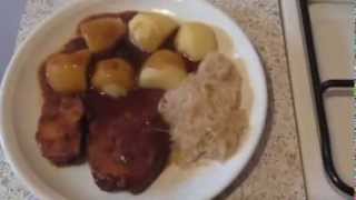 Kasseler Braten mit Sauerkraut [upl. by Oneil]