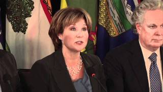 Premiers announce working groups on Health Care Innovation and Fiscal Arrangements [upl. by Cynara856]