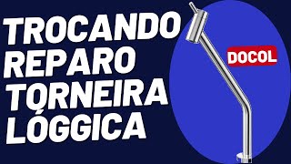 Como Trocar Reparo Da Torneira Lóggica Docol  Faça Você Mesmo [upl. by Granese]