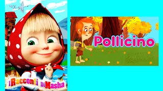 I racconti di Masha Pollicino  libro con giochi e stickers  audiolibro per bambini [upl. by Ellener]