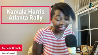 Kamala Harris ATL Rally Reaction [upl. by Bashuk]