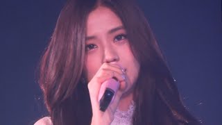 JISOO SOLO STAGE YUKI NO HANA 雪の華■BLACKPINK OSAKA2018 [upl. by Eecyal686]