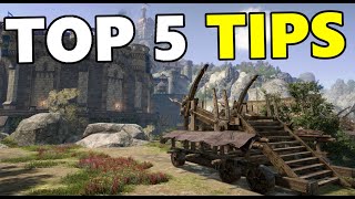 Conquerors Blade  Top 5 Tips For New Players  Beginners Guide [upl. by Dorn]