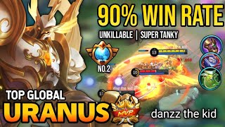 90 WIN RATE URANUS BEST BUILD 2022  TOP GLOBAL URANUS GAMEPLAY  MOBILE LEGENDS✓ [upl. by Akeemahs66]