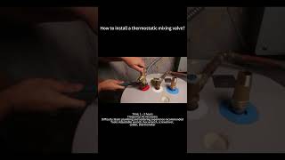 How to install a thermostatic mixing valve [upl. by Toma225]