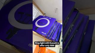 LED ring light only Dasara today offer ₹1500 ￼ [upl. by Eelame]