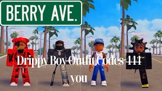 Drippy Brownskin Boy Outfit CodesBERRY AVENUE [upl. by Tillie]