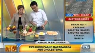 Unang Hirit Tips kung paano mapababa ang cholesterol [upl. by Naamann971]