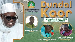 🔴EN DIRECT  DUNDAL KOOR HIZBUT TARQIYYAH DAROU KHOUDOSS HTDKH  RAMADAN 20241445H  Jour 06 [upl. by Notreb]