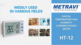 Unboxing the Metravi HT 12 Temperature amp Humidity Meter [upl. by Yasmin]