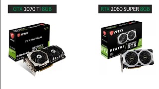 RTX 2060 Super vs GTX 1070 Ti  R5 5600X  Gaming Comparison [upl. by Enar]