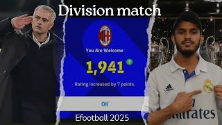 Play like JOSE MOURINHO tactics Efootball 2025 Division match [upl. by Suivatnom391]