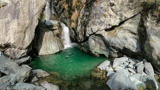 GIROVAGANDO PER LA VALMALENCO  pozza e cascata sul torrente Lanterna [upl. by Luedtke954]