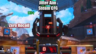 Best Jitter Aim CFG For Season 21 Apex legends [upl. by Ynnaj854]