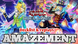 AMAZEMENT DECK PURE GREAT TRAPS FOR EVRYTHING IN RANKED DUEL YuGiOhDuel Links [upl. by Anilyx461]