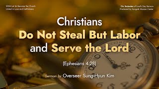 On 3minutes Christians Do Not Steal But Labor and Serve the Lord [upl. by Yim]