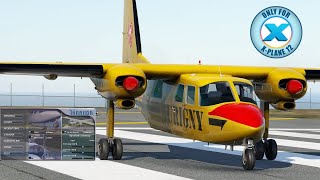 The SUV of Islands Hoping  BN2 Islander  XPlane 12 [upl. by Codee]