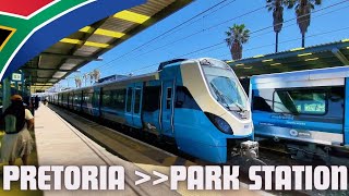 🇿🇦Upgraded Railway Experience from Pretoria to Park Startion✔️ [upl. by Whall]