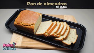 Pan de almendras Sin GLUTEN saludable y delicioso [upl. by Akkire]