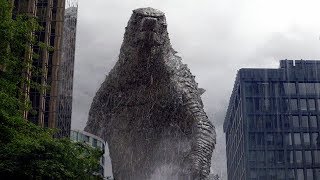 Godzilla vs MUTO quotLet Them Fightquot Scene  Godzilla 2014 Movie Clip HD [upl. by Philippine]