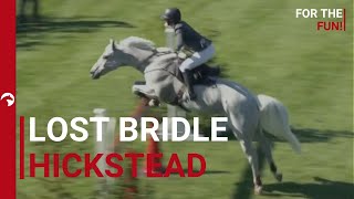 Harriet Biddick loses her bridle at the Al Shiraaa Hickstead Derby  Speed Derby 2023 🫣 [upl. by Weigle]