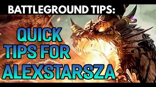 Quick Hero Tips Alexstrasza  Hearthstone Battlegrounds [upl. by Elli]