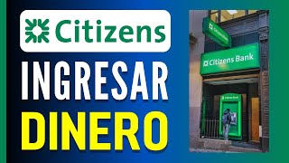 Como DEPOSITAR DINERO en un CAJERO Automatico Citizen Bank  Ingresar Dinero Citizen Bank 2024 [upl. by Lisette]