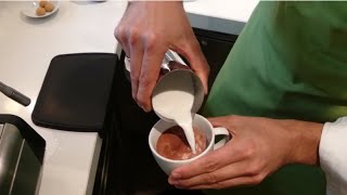 Die Perfektion der heißen Schokolade Tutorial of Hot Chocolate [upl. by Itteb]